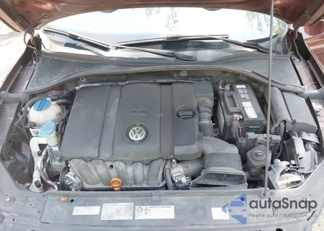 2012 Volkswagen Passat 2.5L Se из США, поврежденный, VIN 1VWBH7A34CC093981